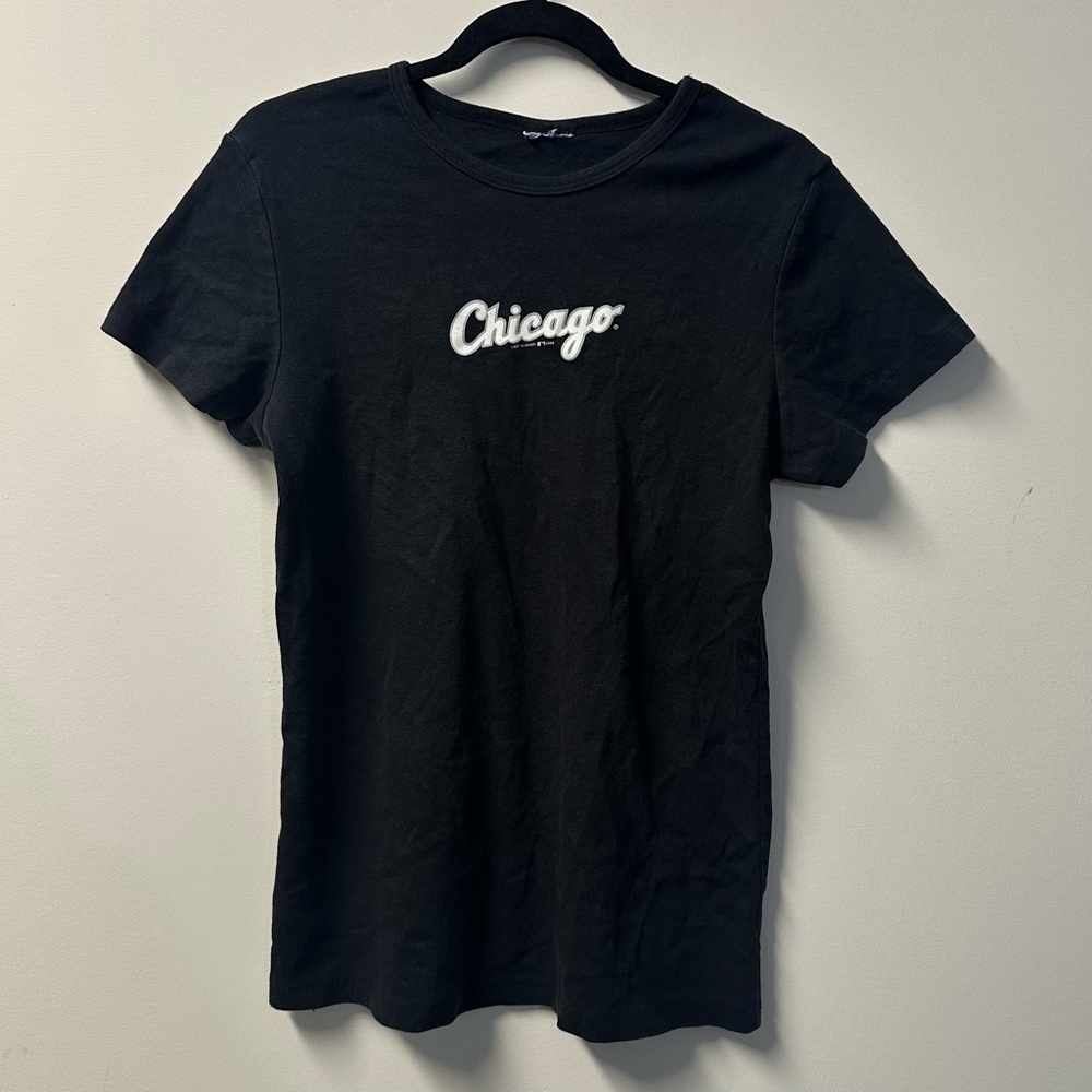 '06 LADY SLUGGER MLB women's b&w chicago white sox #14 konerko tee, L.